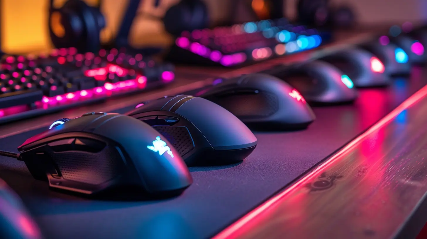Gaming Mice With Adjustable Weight Systems