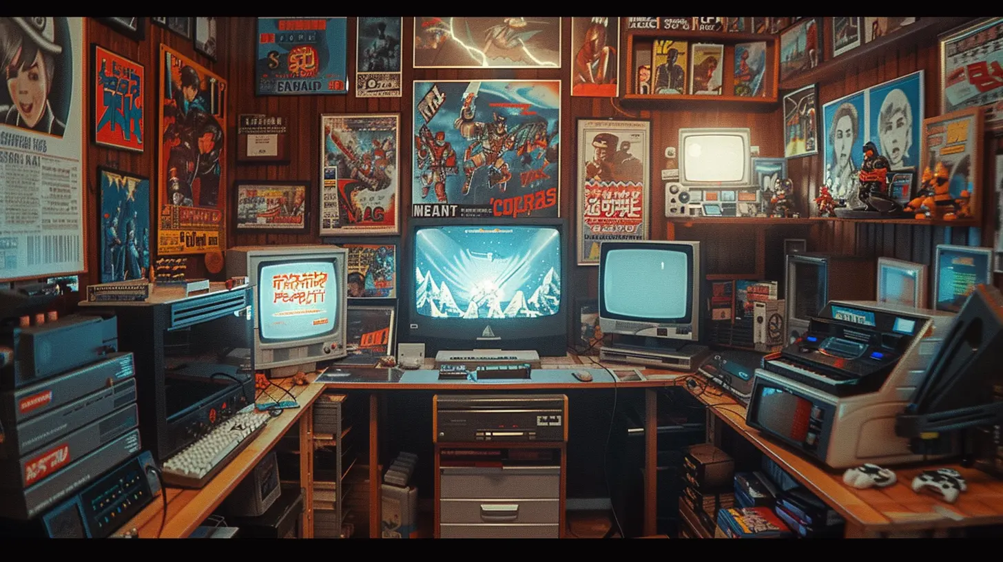 When Games Came With Posters and Stickers