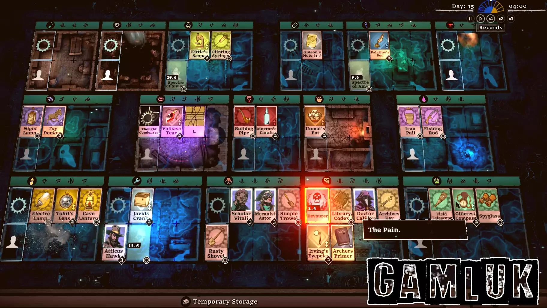 A Card Game Set in a Mysterious House, Featuring a Feline Companion