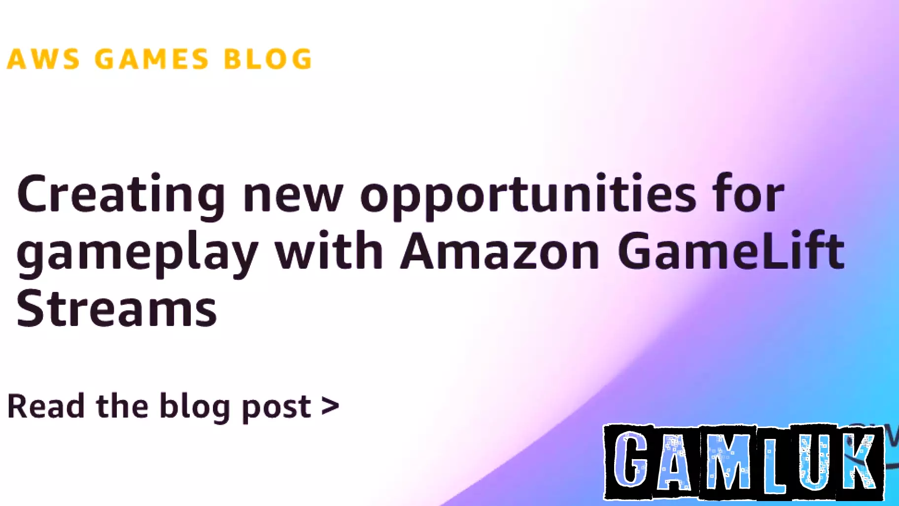 **Amazon GameLift Streams Unlocks New Gameplay Frontiers for Developers**