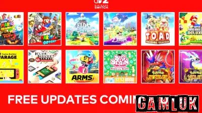 Nintendo Unveils Exciting Free Upgrades for Switch 1 Games on Switch 2