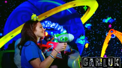 Shooting match: Theme-park rides that double as games